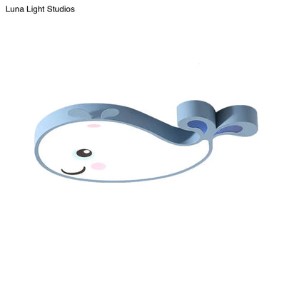 DecorBites™ Cartoon Dolphin Kindergarten Ceiling Light Fixture - Acrylic Ceiling Light