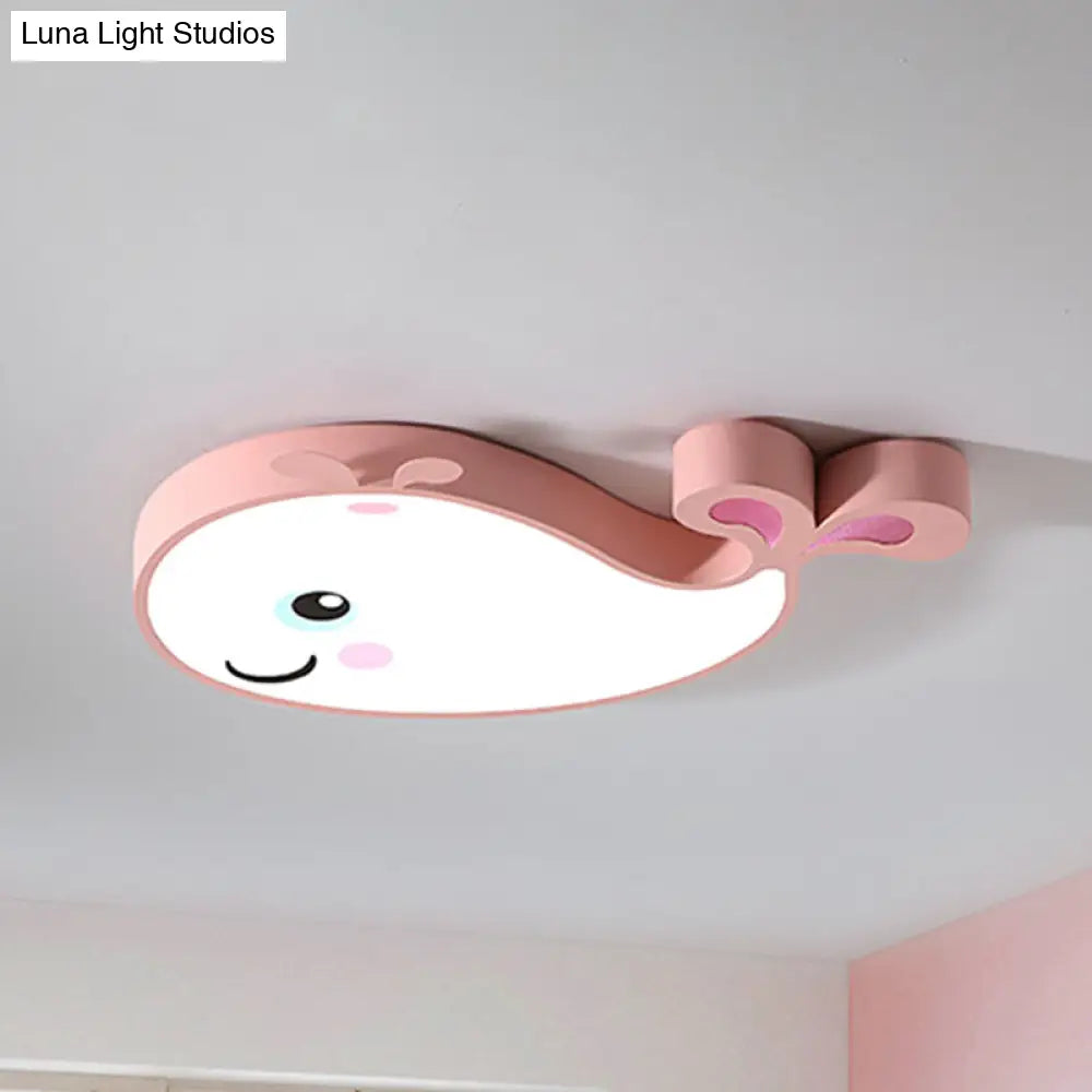 DecorBites™ Cartoon Dolphin Kindergarten Ceiling Light Fixture - Acrylic Ceiling Light