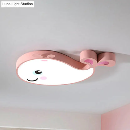 DecorBites™ Cartoon Dolphin Kindergarten Ceiling Light Fixture - Acrylic Ceiling Light