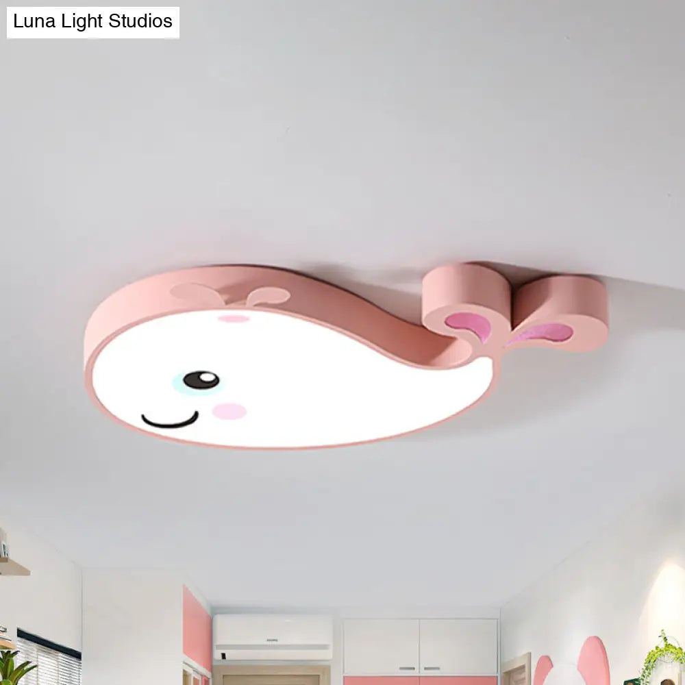 DecorBites™ Cartoon Dolphin Kindergarten Ceiling Light Fixture - Acrylic Ceiling Light