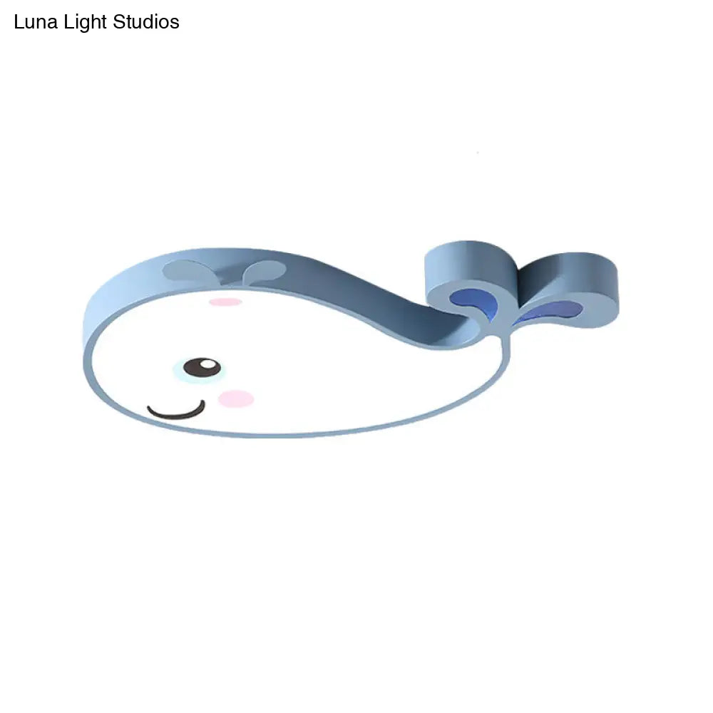 DecorBites™ Cartoon Dolphin Kindergarten Ceiling Light Fixture - Acrylic Ceiling Light