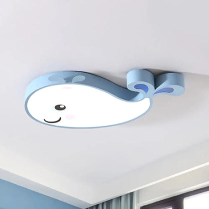 DecorBites™ Cartoon Dolphin Kindergarten Ceiling Light Fixture - Acrylic Ceiling Light