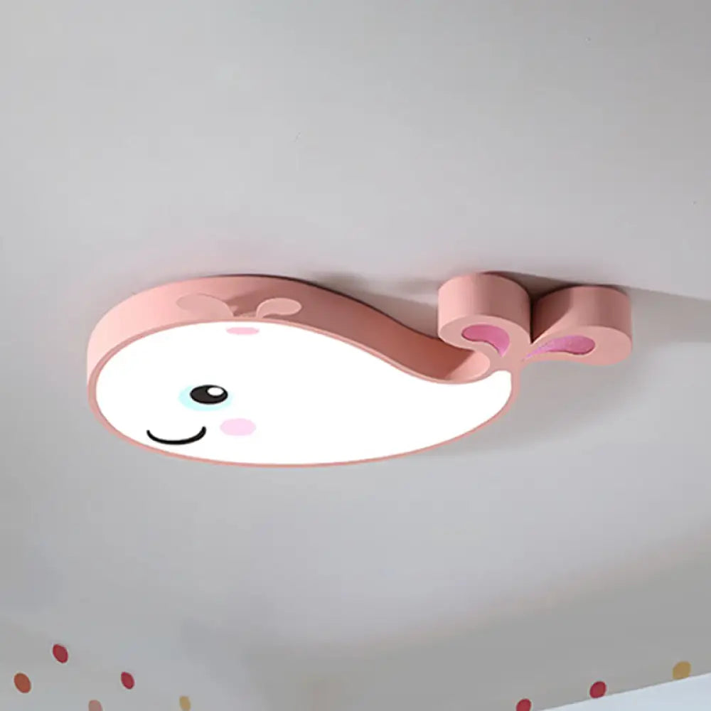 DecorBites™ Cartoon Dolphin Kindergarten Ceiling Light Fixture - Acrylic Ceiling Light