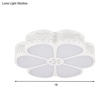 DecorBites™ Cartoon Flower LED Ceiling Light for Kindergarten