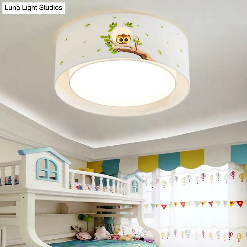 DecorBites™ Cartoon Flush Mount Ceiling Light: Acrylic Fixture for Kindergarten
