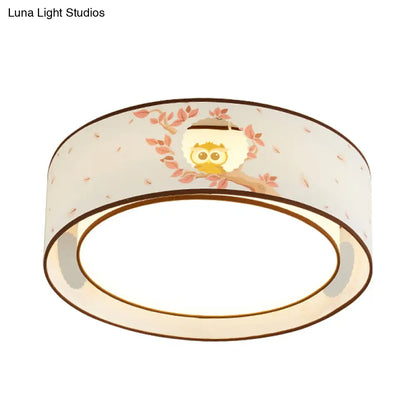 DecorBites™ Cartoon Flush Mount Ceiling Light: Acrylic Fixture for Kindergarten