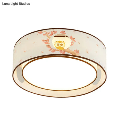 DecorBites™ Cartoon Flush Mount Ceiling Light: Acrylic Fixture for Kindergarten