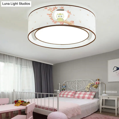 DecorBites™ Cartoon Flush Mount Ceiling Light: Acrylic Fixture for Kindergarten