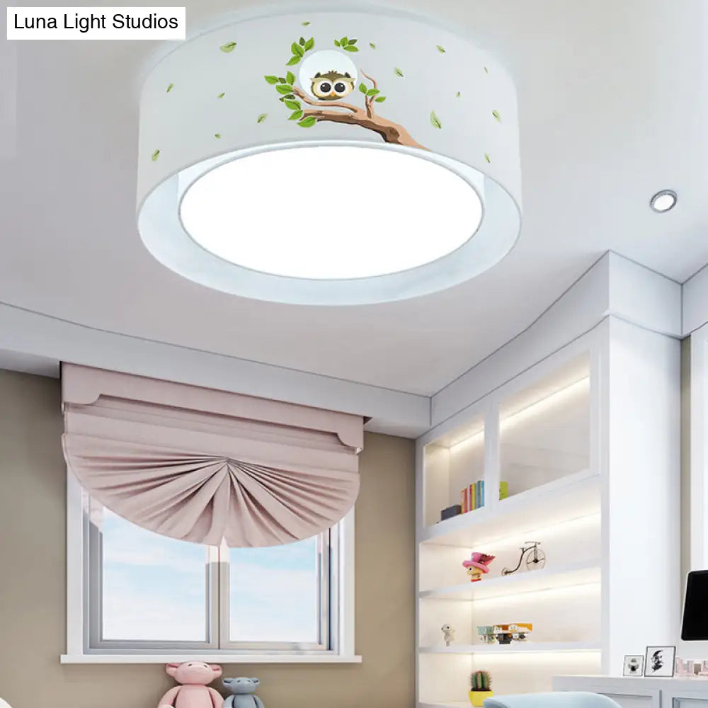 DecorBites™ Cartoon Flush Mount Ceiling Light: Acrylic Fixture for Kindergarten