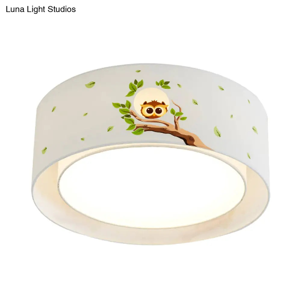 DecorBites™ Cartoon Flush Mount Ceiling Light: Acrylic Fixture for Kindergarten