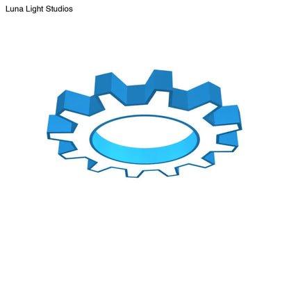 DecorBites™ DecorBites™ Cartoon LED Ceiling Light in Yellow/Blue, Available in 3 Sizes: 16"/19.5"/23.5