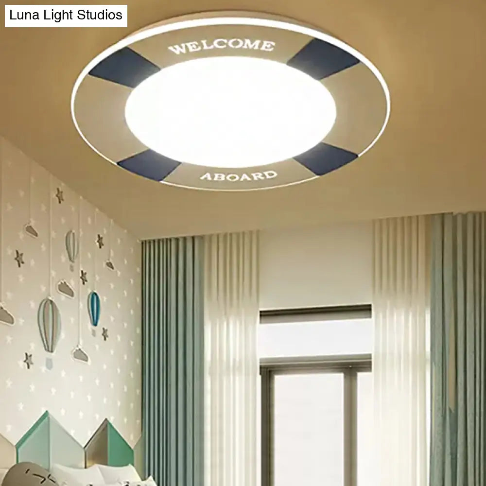 DecorBites™ Lámpara de techo LED empotrada con diseño de dibujos animados para habitación infantil (incluye flotador).