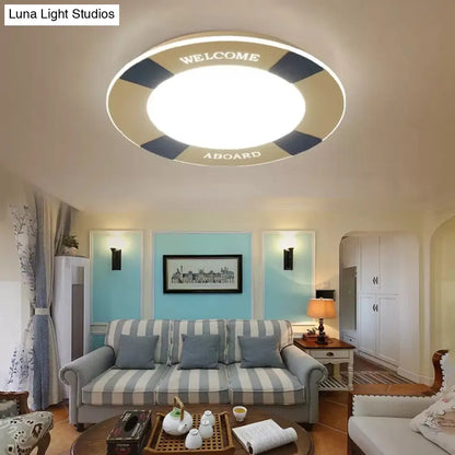 DecorBites™ Lámpara de techo LED empotrada con diseño de dibujos animados para habitación infantil (incluye flotador).