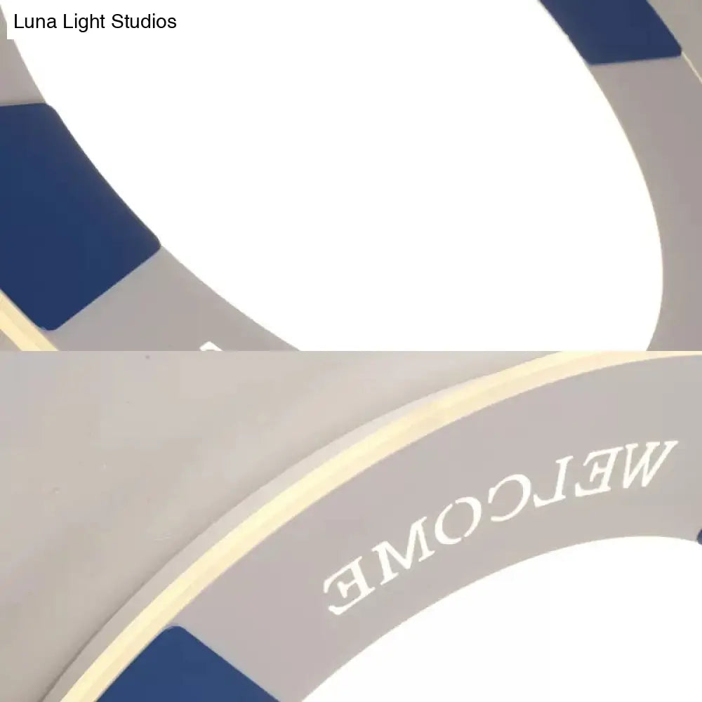 DecorBites™ Lámpara de techo LED empotrada con diseño de dibujos animados para habitación infantil (incluye flotador).