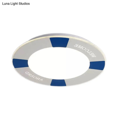 DecorBites™ Lámpara de techo LED empotrada con diseño de dibujos animados para habitación infantil (incluye flotador).