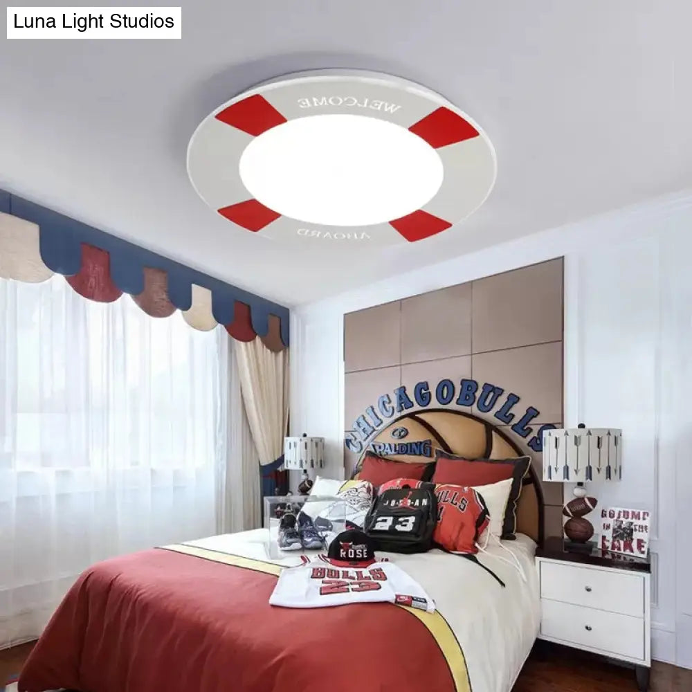 DecorBites™ Lámpara de techo LED empotrada con diseño de dibujos animados para habitación infantil (incluye flotador).