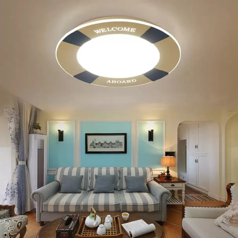 DecorBites™ Lámpara de techo LED empotrada con diseño de dibujos animados para habitación infantil (incluye flotador).