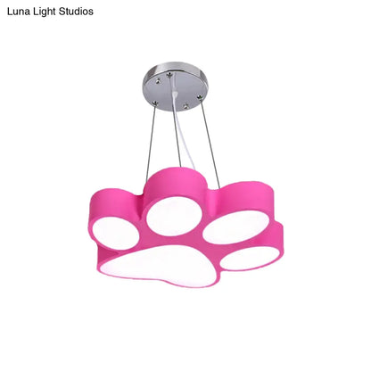 DecorBites™ Cartoon LED Hanging Lamp - Doggy Paw Bathroom Pendant Light