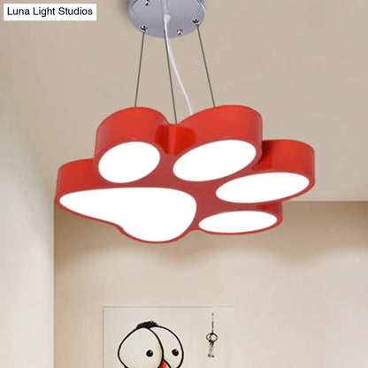 DecorBites™ Cartoon LED Hanging Lamp - Doggy Paw Bathroom Pendant Light