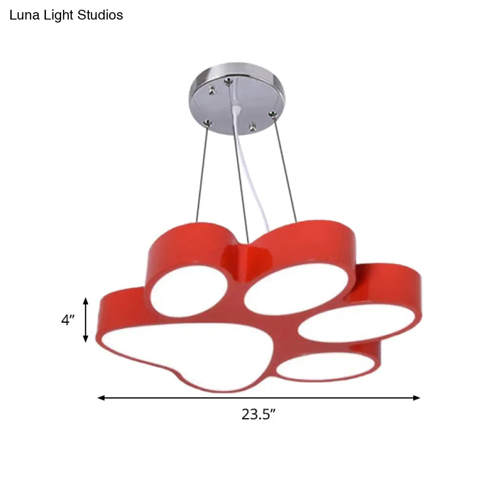 DecorBites™ Cartoon LED Hanging Lamp - Doggy Paw Bathroom Pendant Light