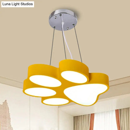 DecorBites™ Cartoon LED Hanging Lamp - Doggy Paw Bathroom Pendant Light