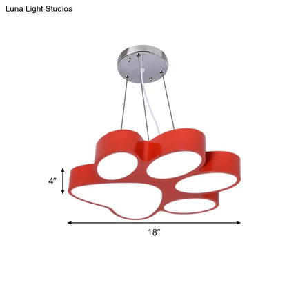 DecorBites™ Cartoon LED Hanging Lamp - Doggy Paw Bathroom Pendant Light