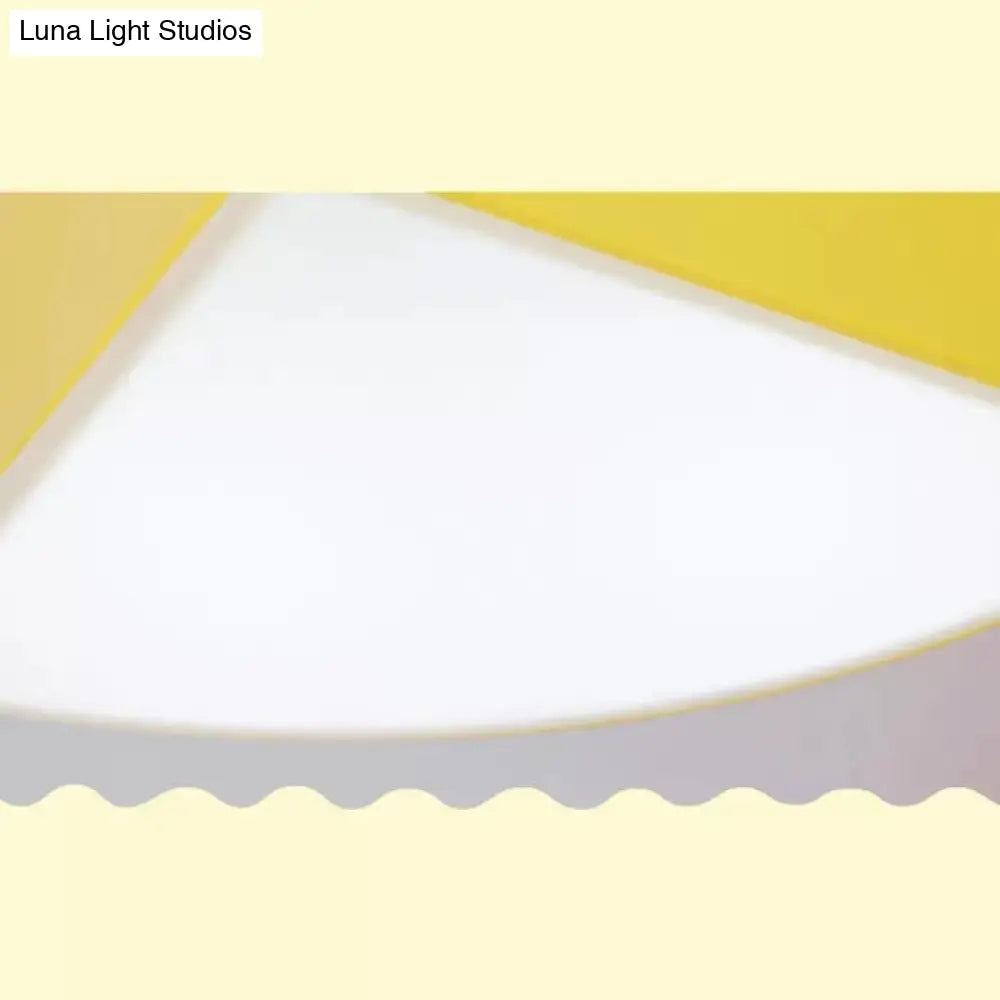 DecorBites™ Cartoon LED Tangram Flush Mount Ceiling Light for Living Room - Acrylic Fixture