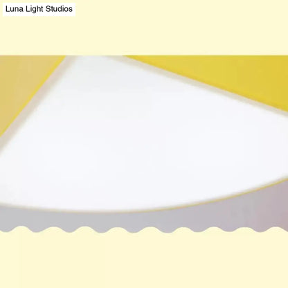 DecorBites™ Cartoon LED Tangram Flush Mount Ceiling Light for Living Room - Acrylic Fixture