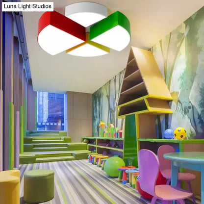 DecorBites™ Cartoon LED Tangram Flush Mount Ceiling Light for Living Room - Acrylic Fixture