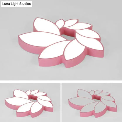 DecorBites™ Cartoon Lotus Ceiling Mount Light - LED Flush Light for Baby Bedroom