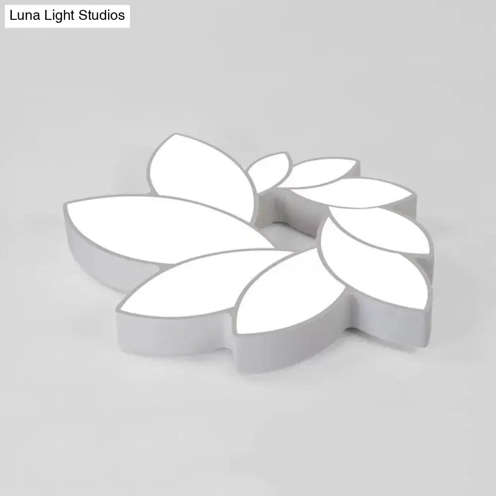 DecorBites™ Cartoon Lotus Ceiling Mount Light - LED Flush Light for Baby Bedroom