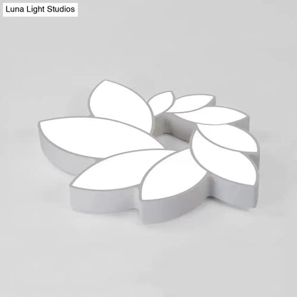 DecorBites™ Cartoon Lotus Ceiling Mount Light - LED Flush Light for Baby Bedroom