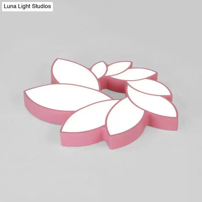 DecorBites™ Cartoon Lotus Ceiling Mount Light - LED Flush Light for Baby Bedroom