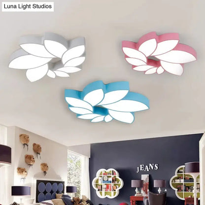DecorBites™ Cartoon Lotus Ceiling Mount Light - LED Flush Light for Baby Bedroom