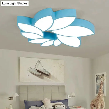 DecorBites™ Cartoon Lotus Ceiling Mount Light - LED Flush Light for Baby Bedroom