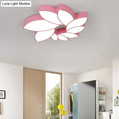DecorBites™ Cartoon Lotus Ceiling Mount Light - LED Flush Light for Baby Bedroom