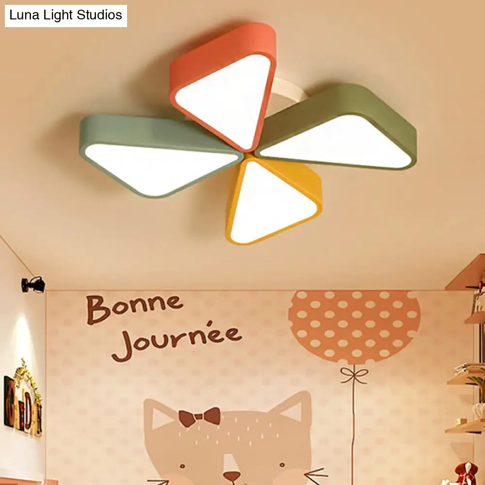 Lámpara de techo empotrada DecorBites™ de metal con diseño de dibujos animados para baño de jardín de infancia