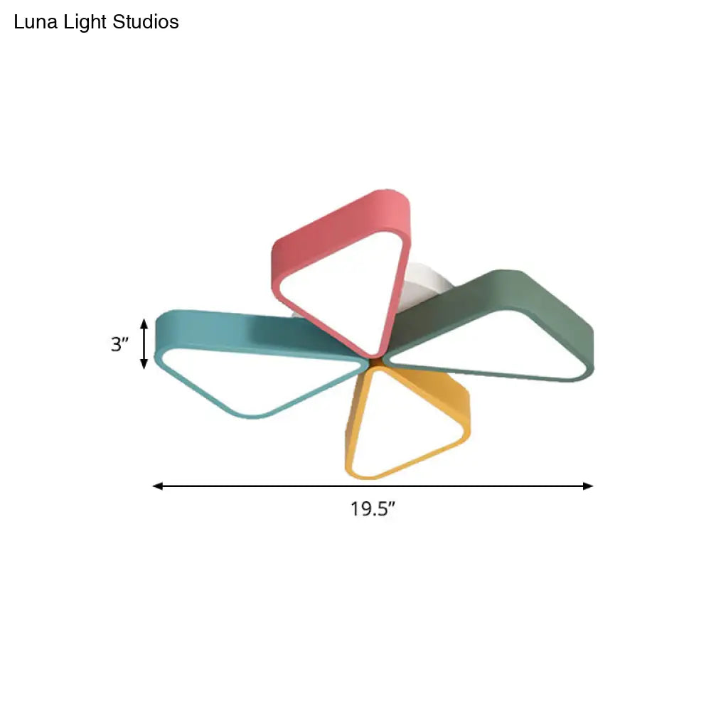 Lámpara de techo empotrada DecorBites™ de metal con diseño de dibujos animados para baño de jardín de infancia