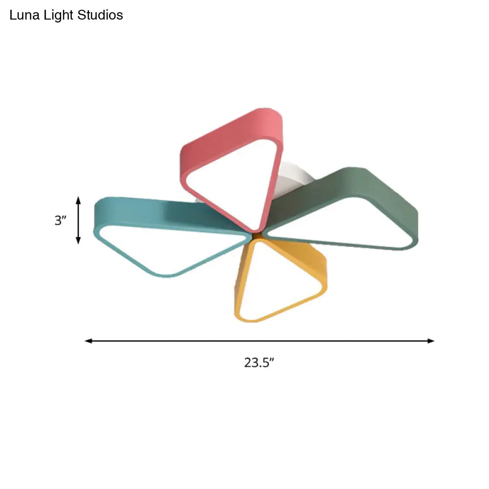 Lámpara de techo empotrada DecorBites™ de metal con diseño de dibujos animados para baño de jardín de infancia