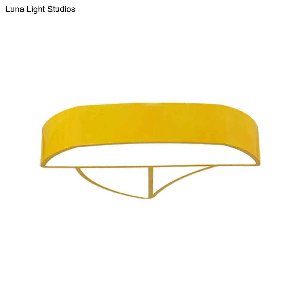 Lámpara de techo LED empotrada DecorBites™ con diseño de barco de dibujos animados para habitación de bebé o cocina