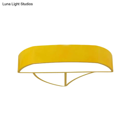 Lámpara de techo LED empotrada DecorBites™ con diseño de barco de dibujos animados para habitación de bebé o cocina