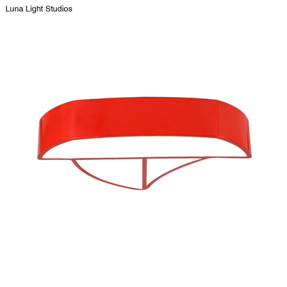 Lámpara de techo LED empotrada DecorBites™ con diseño de barco de dibujos animados para habitación de bebé o cocina