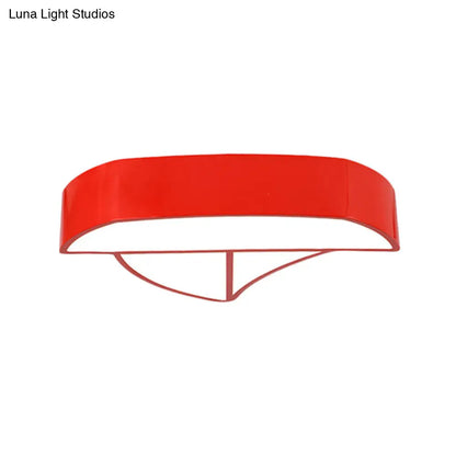 Lámpara de techo LED empotrada DecorBites™ con diseño de barco de dibujos animados para habitación de bebé o cocina