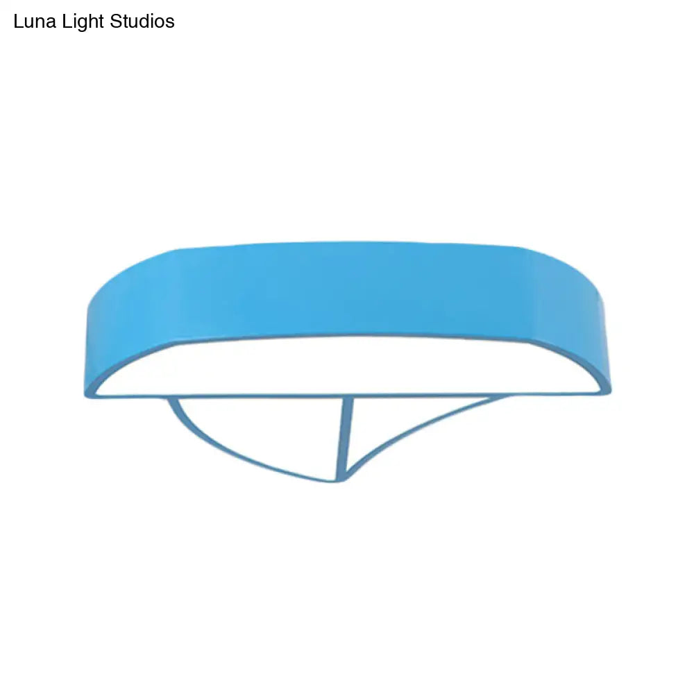 Lámpara de techo LED empotrada DecorBites™ con diseño de barco de dibujos animados para habitación de bebé o cocina