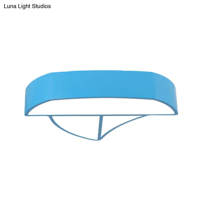 Lámpara de techo LED empotrada DecorBites™ con diseño de barco de dibujos animados para habitación de bebé o cocina