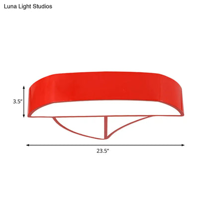 Lámpara de techo LED empotrada DecorBites™ con diseño de barco de dibujos animados para habitación de bebé o cocina