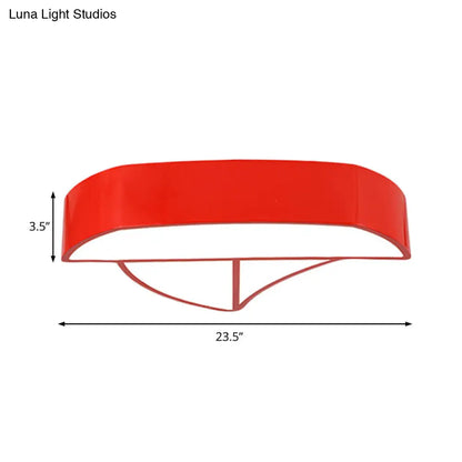 Lámpara de techo LED empotrada DecorBites™ con diseño de barco de dibujos animados para habitación de bebé o cocina