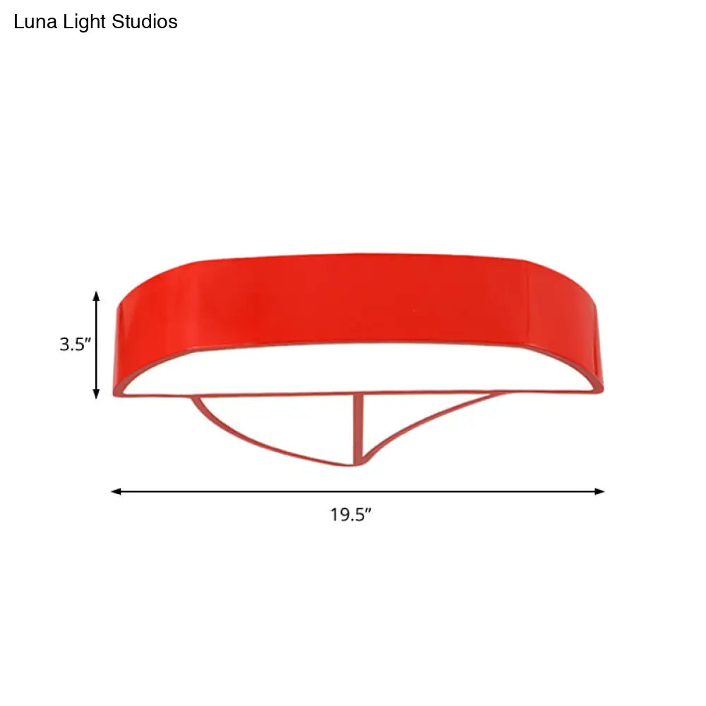 Lámpara de techo LED empotrada DecorBites™ con diseño de barco de dibujos animados para habitación de bebé o cocina