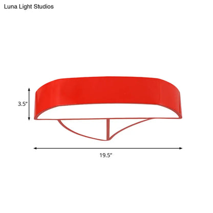 Lámpara de techo LED empotrada DecorBites™ con diseño de barco de dibujos animados para habitación de bebé o cocina