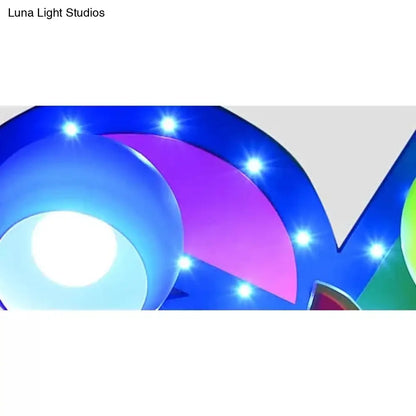 DecorBites™ Cartoon Toy Windmill Ceiling Lamp with Globe Shade - Perfect for Kindergarten and Playrooms